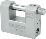 Hugo Locks GTS 77G Steel Padlock Monoblock with Key 77mm 1pcs