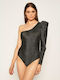 Guess Frauen Bodysuit Schwarz