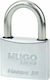 Hugo Locks Marine Steel Padlock Brass with Key 50mm 1pcs