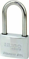 Hugo Locks Marine L Steel Padlock Lengthened with Key 40mm 1pcs