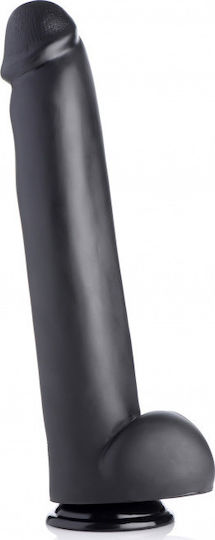 XR Master Cock Suction Cup Dildo with Balls Реалистично дилдо с Топки и Вендуза Черно 33см