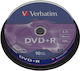 Verbatim Recordable DVD+R 16x 4.7GB Cake Box 10pcs