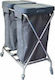 Dianomiki Hotel Metallisch Wäschewagen mit Maßen B76xT43xH98cm. 1Stück