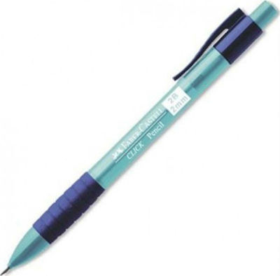 Faber-Castell Click Μηχανικό Μολύβι 2.0mm με Ξύστρα Κατάλληλο για Σχέδιο Μπλε
