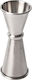 APS 47 Ronin Διπλή Μεζούρα Ποτών με Χωρητικότητα 25/50ml Silver