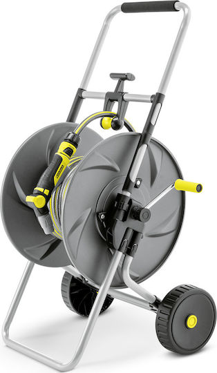 Karcher ΗΤ 80 Τροχήλατη Ανέμη Ποτίσματος με Λάστιχο 20m με Χερούλι Μαζέματος