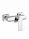 Ferro Algeo Square Mischung Bade- / Duscharmatur Dusche Silber