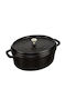 Staub Dutch Oven Oval Cast Iron 5.5lt 1pcs