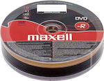 Maxell Beschreibbare DVD-R 16x 4.7GB Kuchenbox 10Stück