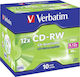 Verbatim Επανεγγράψιμα CD-RW 12x 700MB 10τμχ
