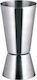 Novatex Doppelter Bar Spirit Maße mit Kapazität 30/60ml Silber