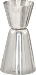 Pulltex Διπλή Μεζούρα Ποτών Silver