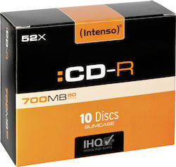 Intenso Recordable CD-R 52x 700MB 10pcs