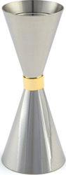 Horecabar Japanese Διπλή Μεζούρα Ποτών Silver Horecabar Japanese Διπλή Μεζούρα Ποτών Silver