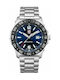 Luminox Sea Series Watch Battery with Silver Metal Bracelet