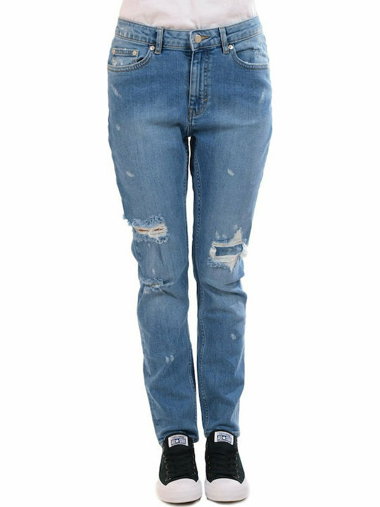 Cheap Monday Common Damenjeanshose mit Rissen in Boyfriend Passform