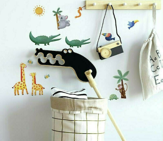 RoomMates Decor Детска стикерна за стена Стена Джунгла 29бр