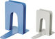 Metal Bookend in Blue Color Height 18.6cm.