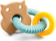 Djeco Teething Rattle made of Wood for 3 m+ 1pcs