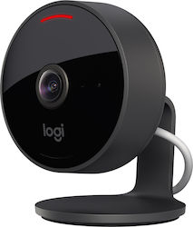 Logitech Circle View IP Κάμερα Παρακολούθησης Wi-Fi 1080p Full HD με Αμφίδρομη Επικοινωνία σε Μαύρο Χρώμα 961-000490