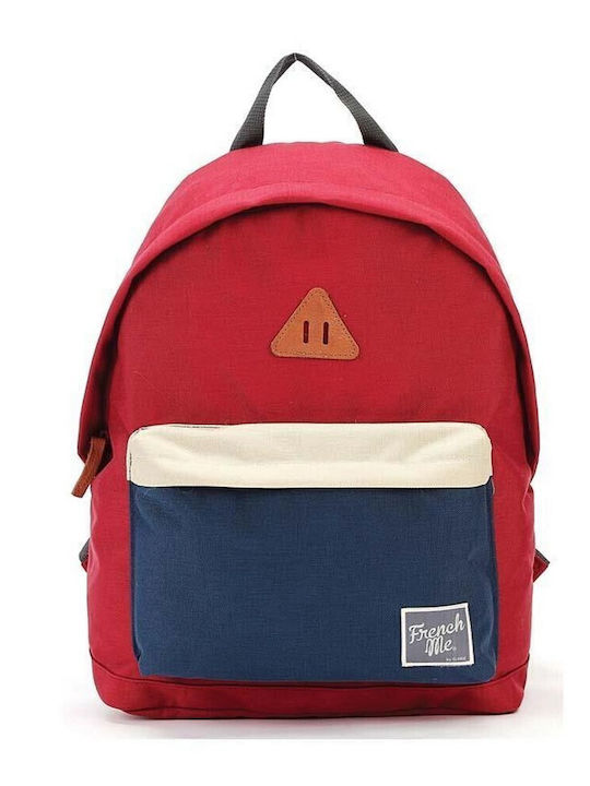 Bagtrotter Σχολική Τσάντα Πλάτης Δημοτικού Κόκκινη