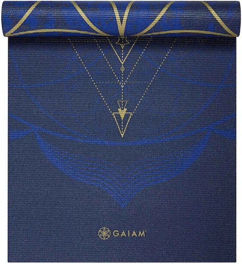 Gaiam Sun & Moon Exercise Mat Blue (173x61x0.6cm)