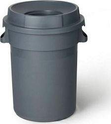 Διανομική Plastic Waste Bin 80lt Gray