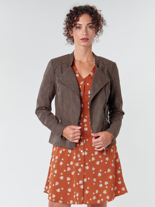 Only Ava Γυναικείο Biker Jacket Coffee