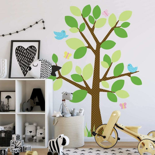 RoomMates Decor Детски Декоративен Стикер За Стена Дърво И Птички 122x172см