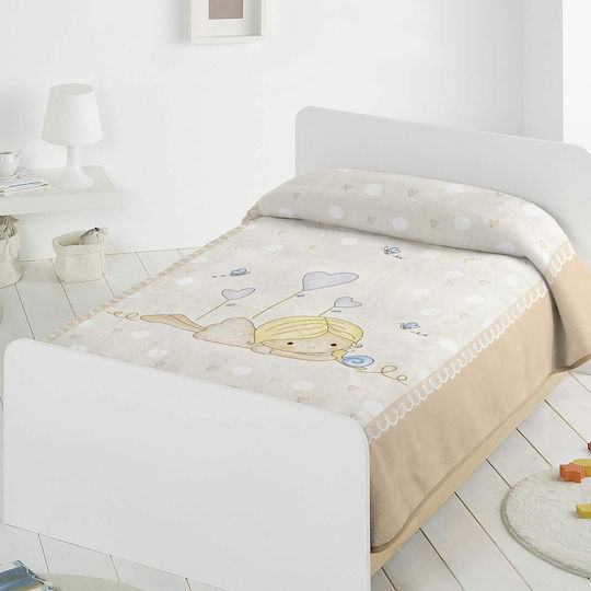 Piel SA Babydecken Wickeltücher für Kinderzimmer 6377 Nina Acostada 80x110cm