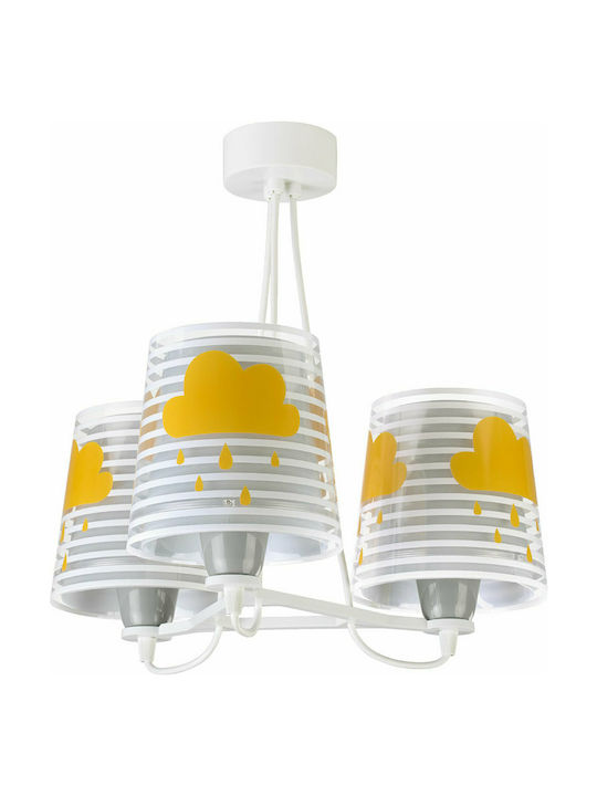 Ango Light Feeling Candelabru Lumină de tavan pentru copii Agățat din plastic 23W cu suport pentru bec E27 Gray