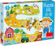 Kinderpuzzle Bauernhof für 2+ Jahre alt+ Jahre 17pcs Goula