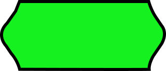 1000 Self-Adhesive Label Rolls for Label Printer Green 26x12mm 54pcs