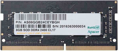 Apacer 4GB DDR4 RAM mit Geschwindigkeit 2400 für Laptop