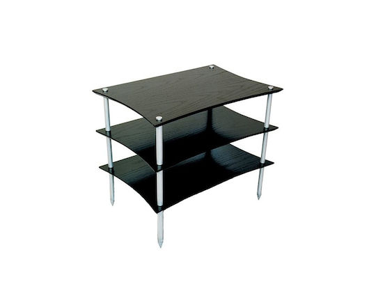 Quadraspire Q4 L Mobilier Hi-Fi Negru 59x75x47cm