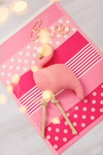 Bizzi Growin Blanket Nursery Swaddling Blankets Kaleidoscope Knitted Pink 70x90cm