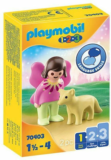 Playmobil 123 Fairy Friend with Fox για 1.5 ετών