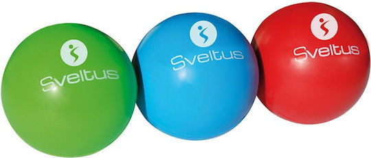 Sveltus Set Von 3 Motricity Bälle Übungsbälle Antistress 7cm in Mehrfarbigem Farb