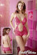 Cottelli Collection Body Lace Sexy Κορμάκι με Δαντέλα Ροζ