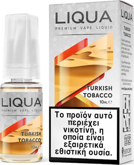 Liqua Ready-to-use E-Liquid Turkish Tobacco with Smoking Flavor 18mg 10ml