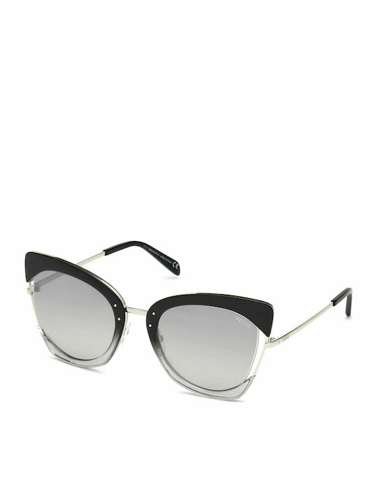 Emilio Pucci Women's Sunglasses with Black Frame and Gray Lens EP0074 05C