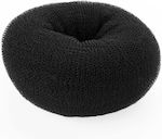 Eurostil Round Bun Stuff 3.5cm Donut Bun Black 3.5pcs