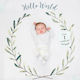 Lulujo Baby Milestone Sheet Hello World 1pcs