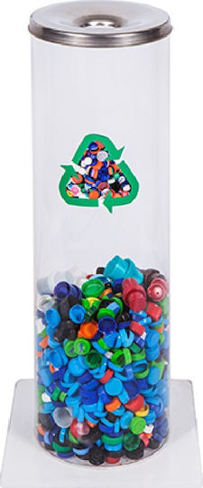 Molyto 50.10.005 Recycling Plastic Waste Bin 25lt Transparent