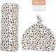 Lulujo Gift Set for Baby Hello World Leopard fo...