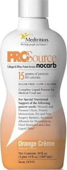 Medtrition Prosource Χωρίς Γλουτένη & Λακτόζη με Γεύση Orange Cream 887ml