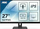 AOC Q27P2Q IPS Monitor 27" QHD 2560x1440 cu Timp de Răspuns 4ms GTG