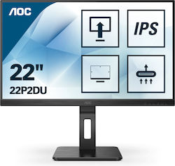 AOC 22P2DU IPS Monitor 21.5" FHD 1920x1080 cu Timp de Răspuns 4ms GTG