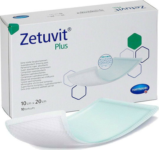 Hartmann Стерилизирани Адхезивни пластири Zetuvit Plus 20x10см 10бр