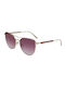 Longchamp Women's Sunglasses with Brown Plastic Frame and Purple Gradient Lens LO134S 770